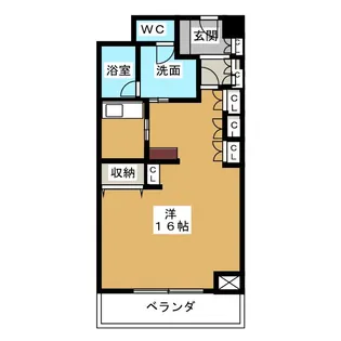 メイビル向陽町【2階】の間取り