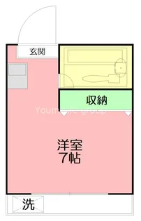 メゾン・ド・ブラン東海大学前 AB【1階】の間取り