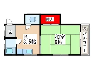 みつわマンション【3階】の間取り