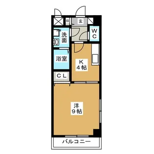 VILLA COURT【1階】の間取り