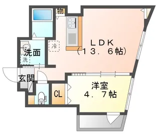 コティ大久保【2階】の間取り