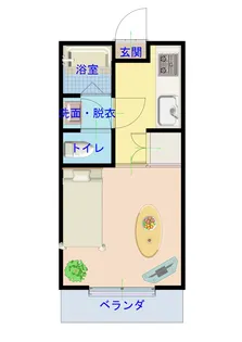 エルメスマンション【5階】の間取り