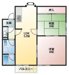 ピュアハウスシャイニーA【2階】の間取り