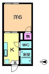 ヒルック【2階】の間取り