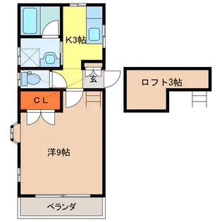グローリー【2階】の間取り