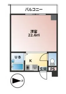 三景マンション【2階】の間取り