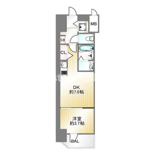 スワンズシティ神戸ウエスト【15階】の間取り
