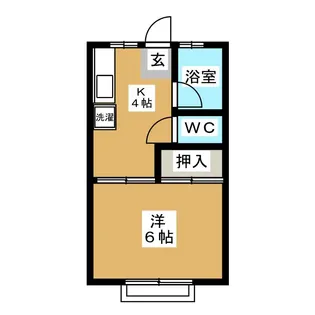 第2野村コーポ【2階】の間取り