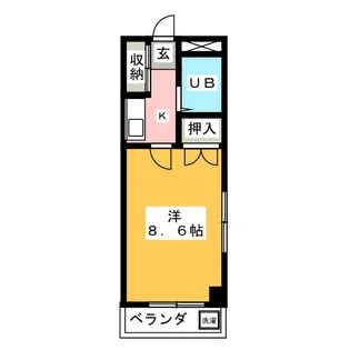 エランヴィタール【4階】の間取り