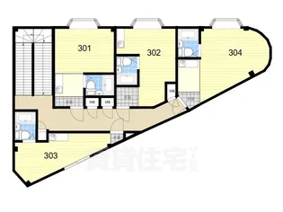 SATSUKI BLD【3階】の間取り