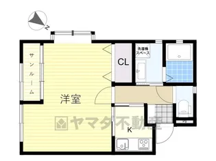 ハイツSE A【2階】の間取り