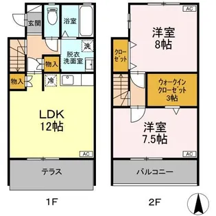 オリオン浅野の間取り