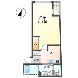 東京都福生市大字福生【マンション】の間取り