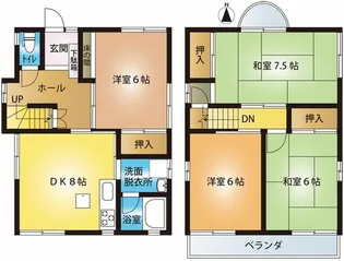 埼玉県熊谷市妻沼【一戸建】の間取り