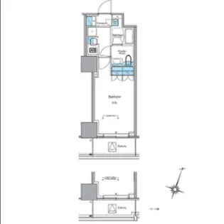 ルフォンプログレ渋谷ヒルトップ【13階】の間取り