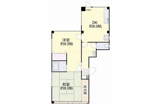 SunGarden野田屋町II【4階】の間取り