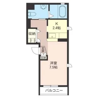 ソフィテル【2階】の間取り