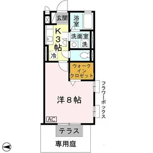 大阪府枚方市楠葉野田1【アパート】の間取り