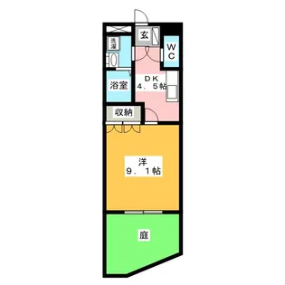 ライム・ライフ【1階】の間取り