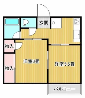 Bricol新橋A【2階】の間取り