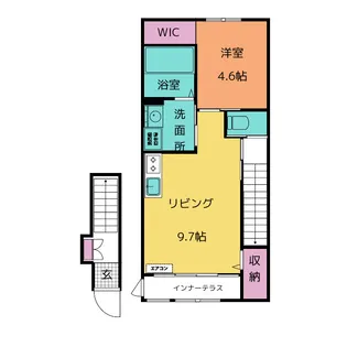 昴ノース【2階】の間取り