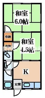 鳥居町文化【1階】の間取り