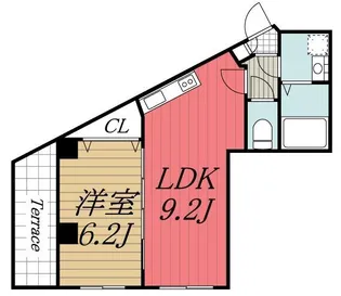 千葉県千葉市中央区新田町【マンション】の間取り