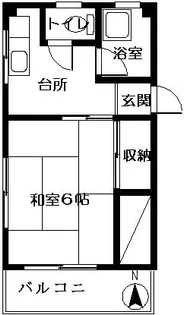 シルバーハイツ【1階】の間取り
