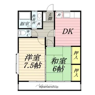 ナデシコハイツ【2階】の間取り