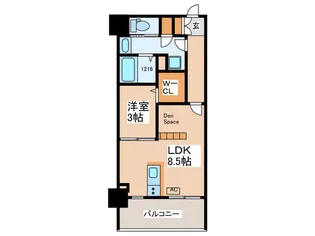 ラ・ペーシュ天王寺【8階】の間取り