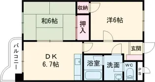 メゾン・DE・OK【2階】の間取り