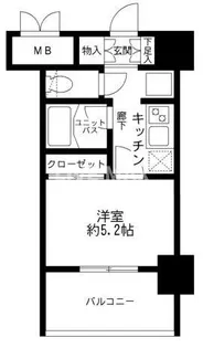 メインステージ南麻布IV【11階】の間取り
