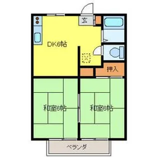 ウィンドウッドB棟【2階】の間取り