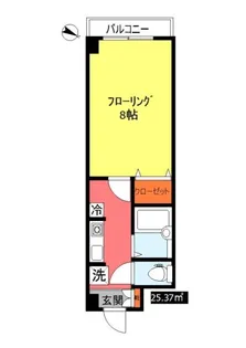 トレス石川台【2階】の間取り