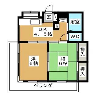 東京都大田区大森中2【マンション】の間取り