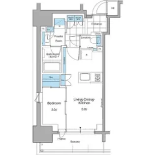 東京都文京区本郷3【マンション】の間取り