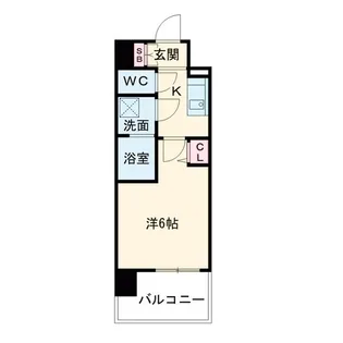 大阪府大阪市福島区吉野4【マンション】の間取り