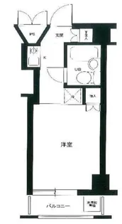 スカイコート子安【3階】の間取り