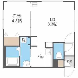 eclatante(エクラタント)【4階】の間取り