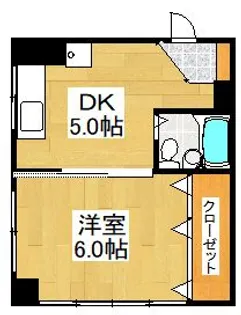 ニューホープハウス【4階】の間取り