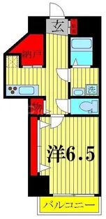 1Kの間取り画像