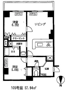 コーポ石井-R10年12月31日迄-【1階】の間取り