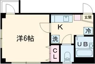 メゾンフラワー西新宿【2階】の間取り