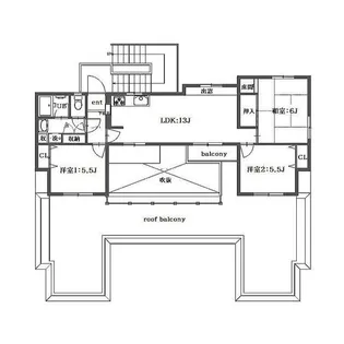 ホーユーパレス宮前平第二【7階】の間取り