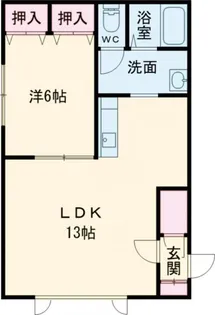 童里夢【1階】の間取り