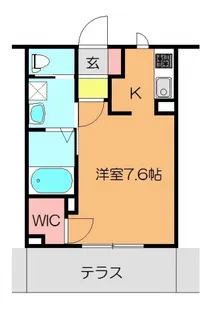 1Rの間取り画像