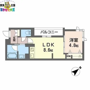 長崎県長崎市栄町【マンション】の間取り