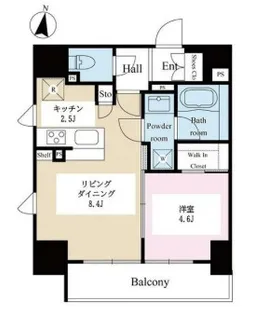 東京都文京区本郷2【マンション】の間取り