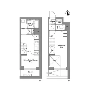 東京都品川区豊町1【マンション】の間取り