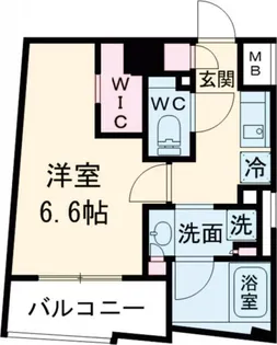 ザ・パークハビオ新高円寺【1階】の間取り